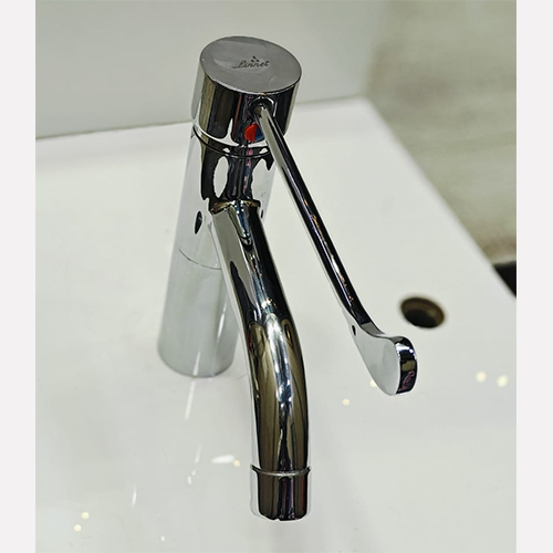 Elbow operated single lever basin mixer make linnet