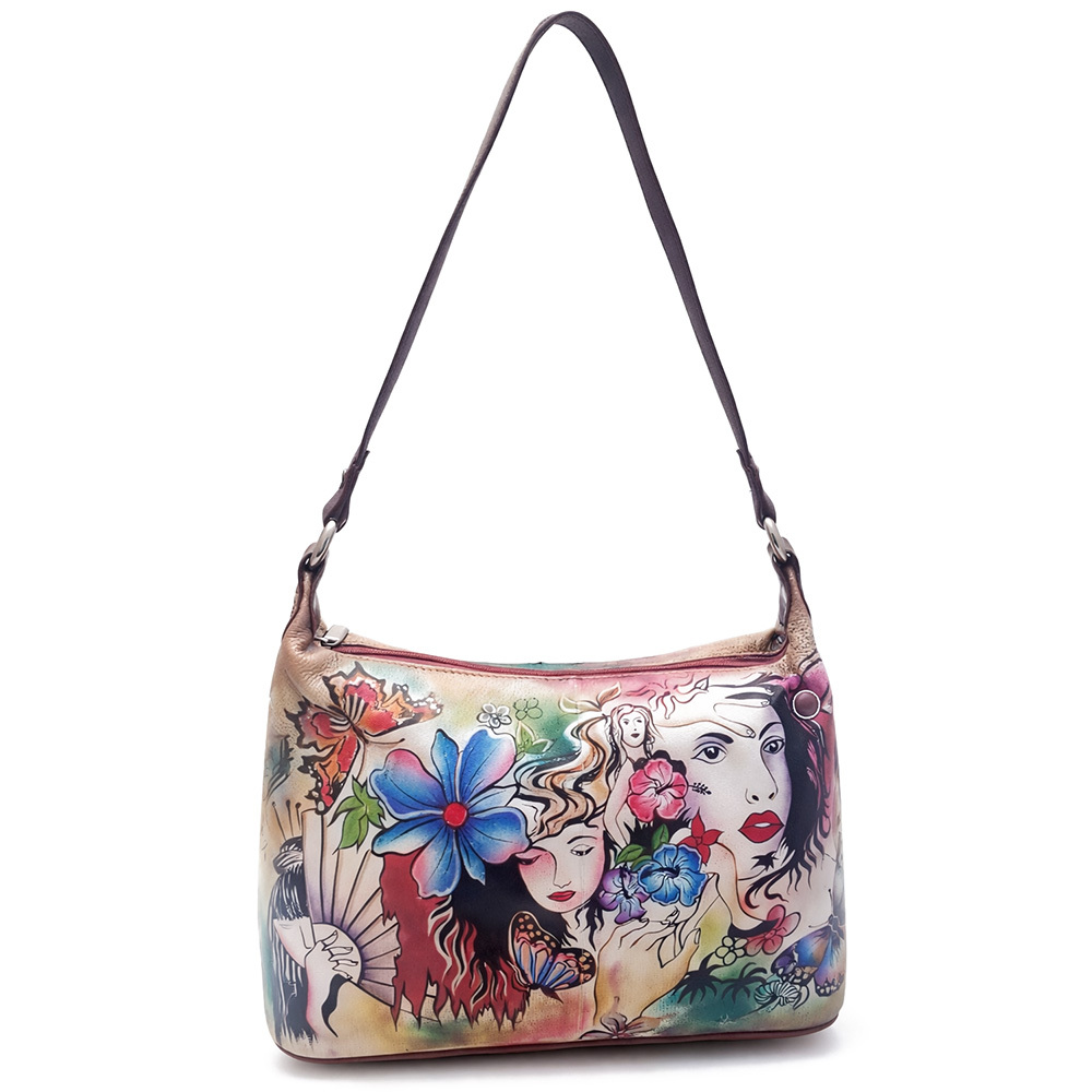 Style No-2001 Hand Painted Ladies Leather Bag