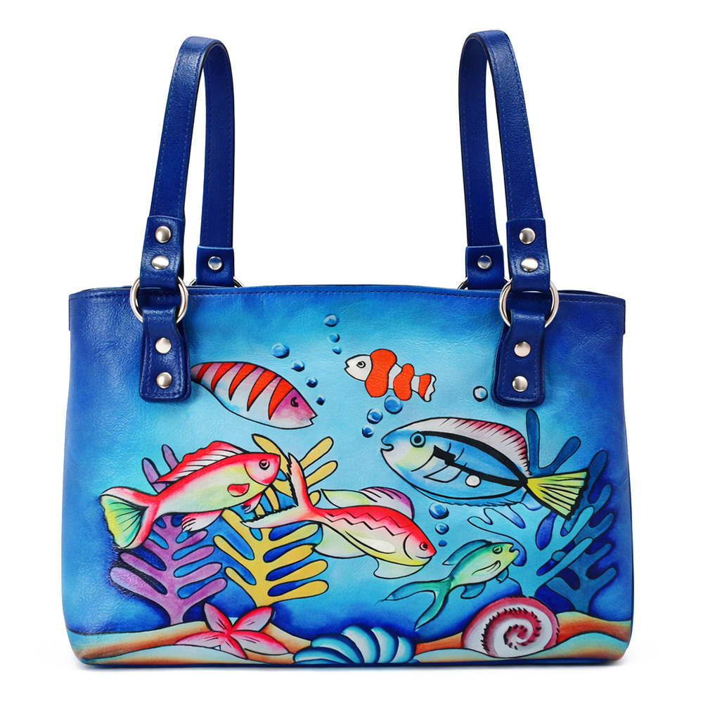 Style No-2005 Hand Painted Ladies Leather Bag