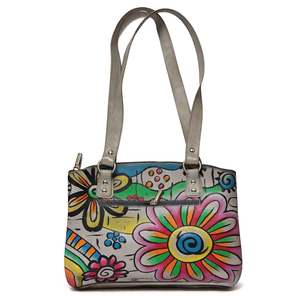 Style No-2006 Hand Painted Ladies Leather Bag