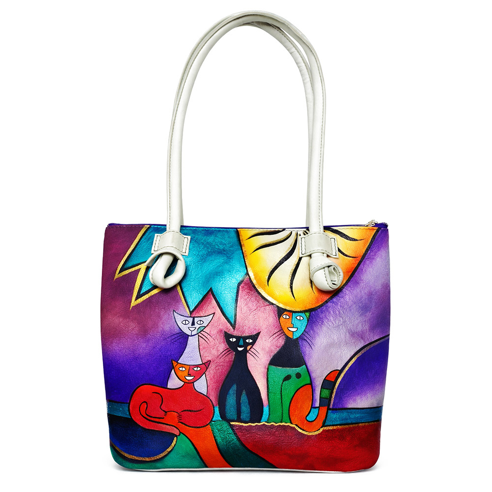 Style No-2009 Hand Painted Ladies Leather Bag