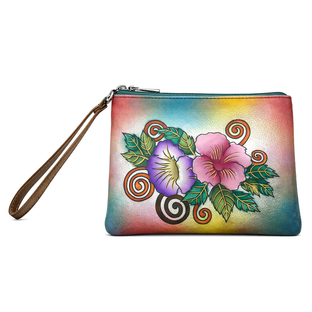 Style No-2017 Hand Painted Ladies Leather Pouch