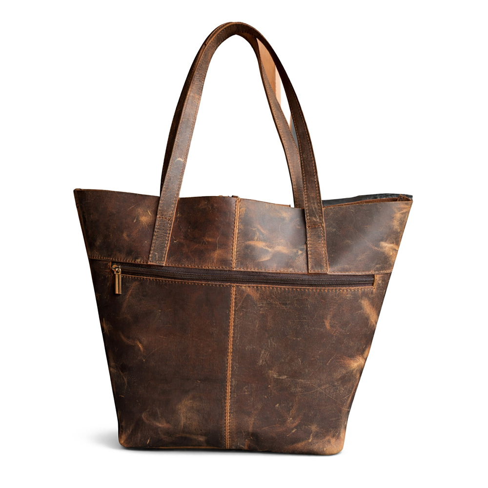 Style No-4001 Leather Shopper Handbag