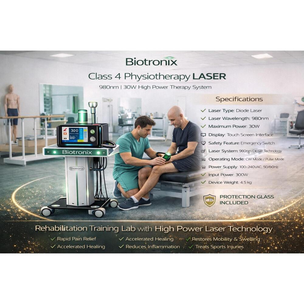 Class IV Laser Physiotherapy Device for Orthopedic Pain Relief