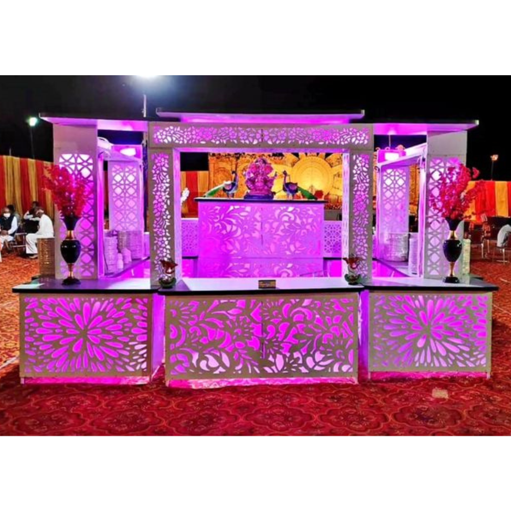 Luxurious catering food counter