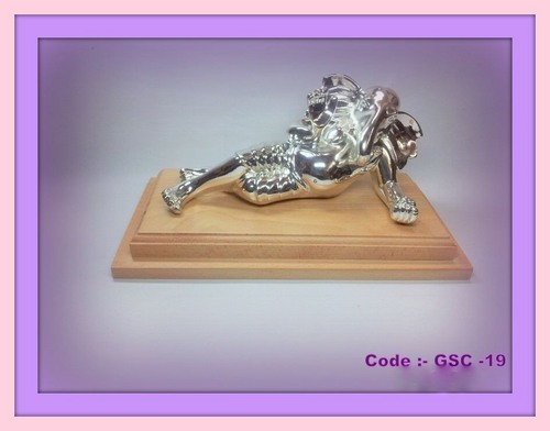Silver Gnesha In Mood.