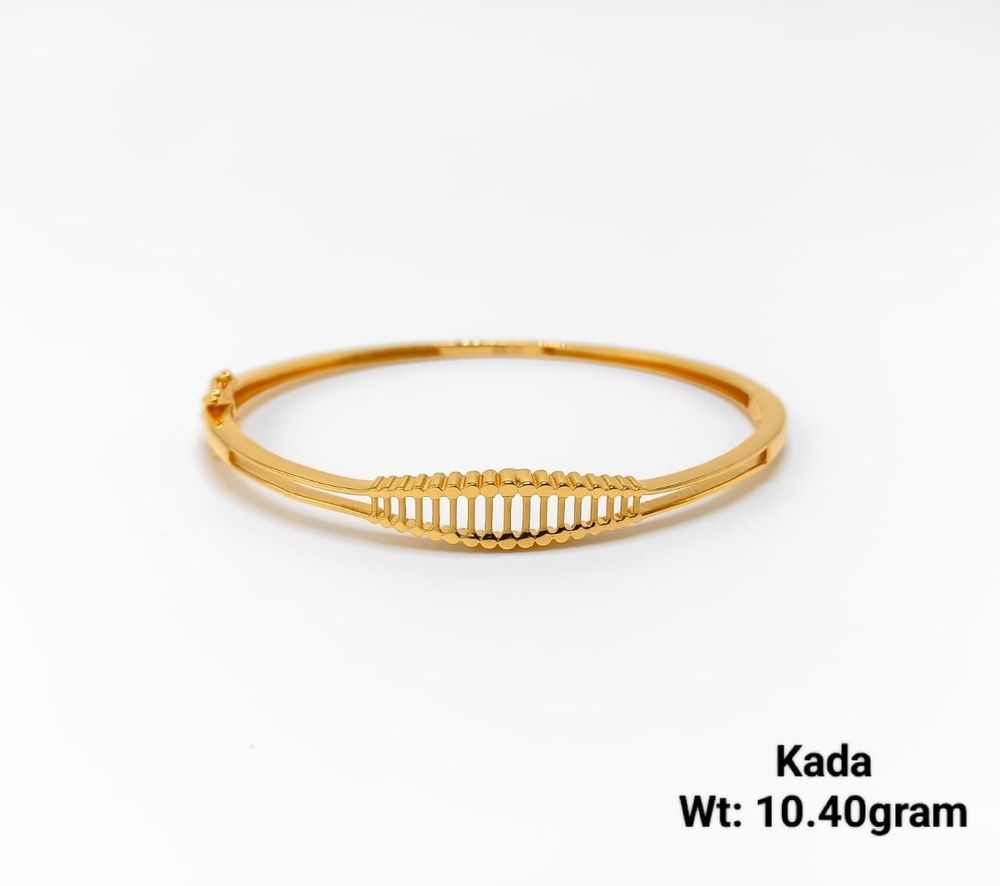 22KT Gold Kada Plain