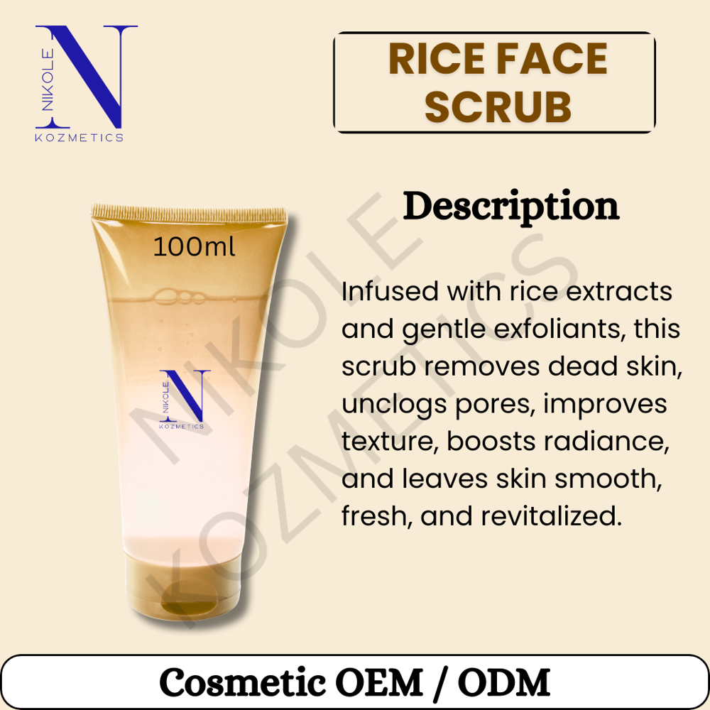 Rice Face Scrub - Attributes: Smudge Proof
