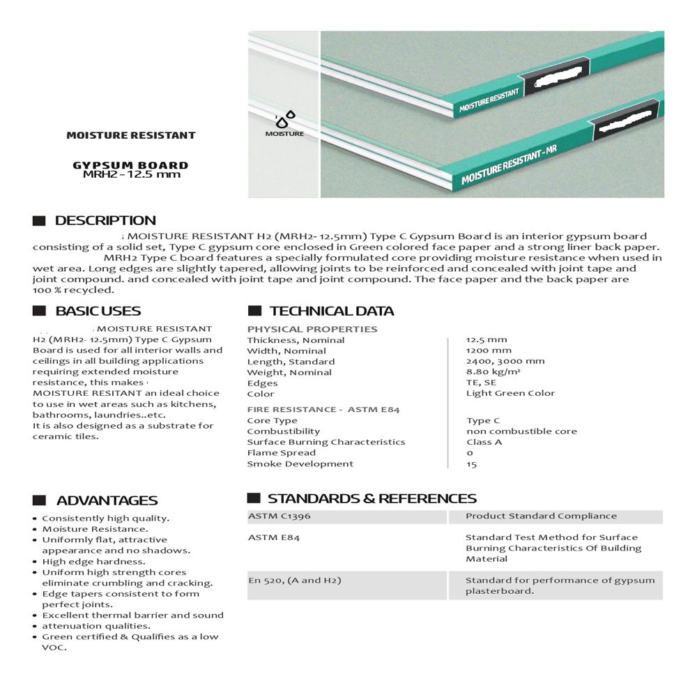 Gypsum Plaster Boards