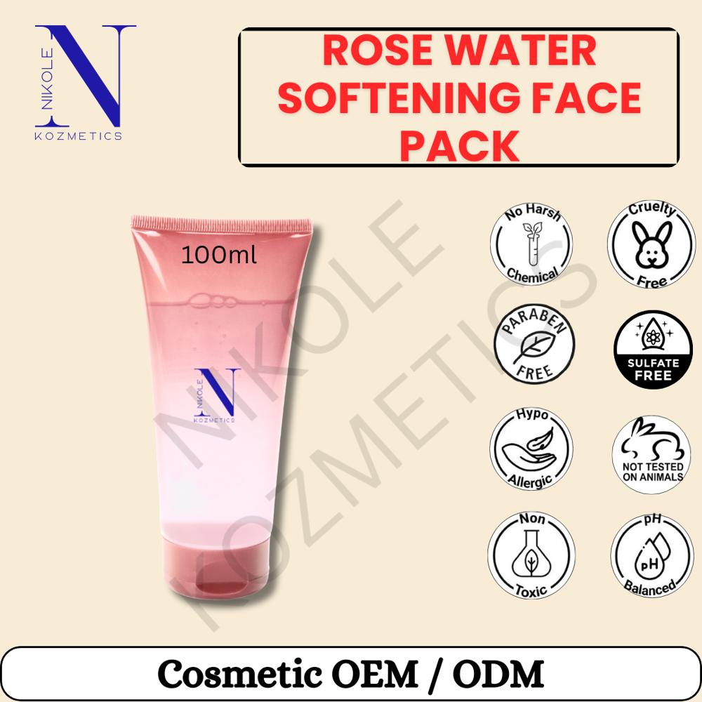 Rose Water Softening Face Pack - Attributes: Smudge Proof