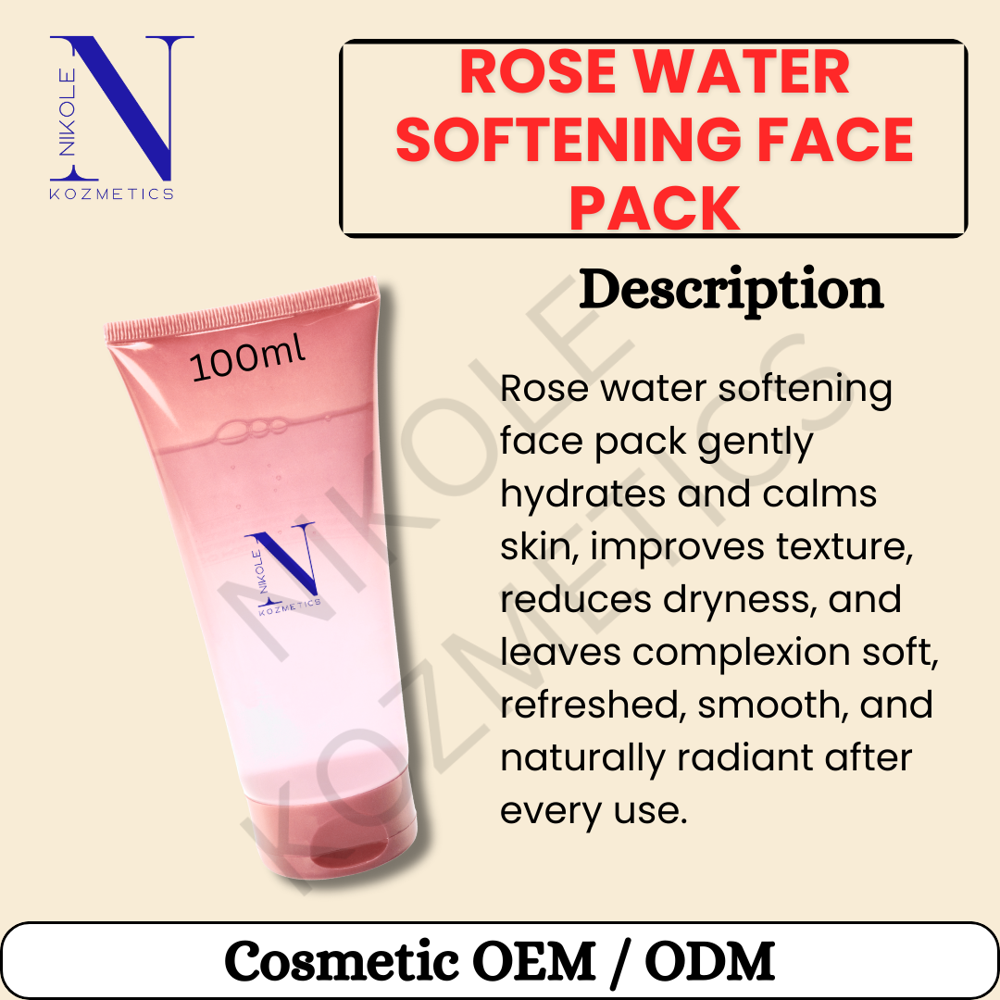 Rose Water Softening Face Pack 