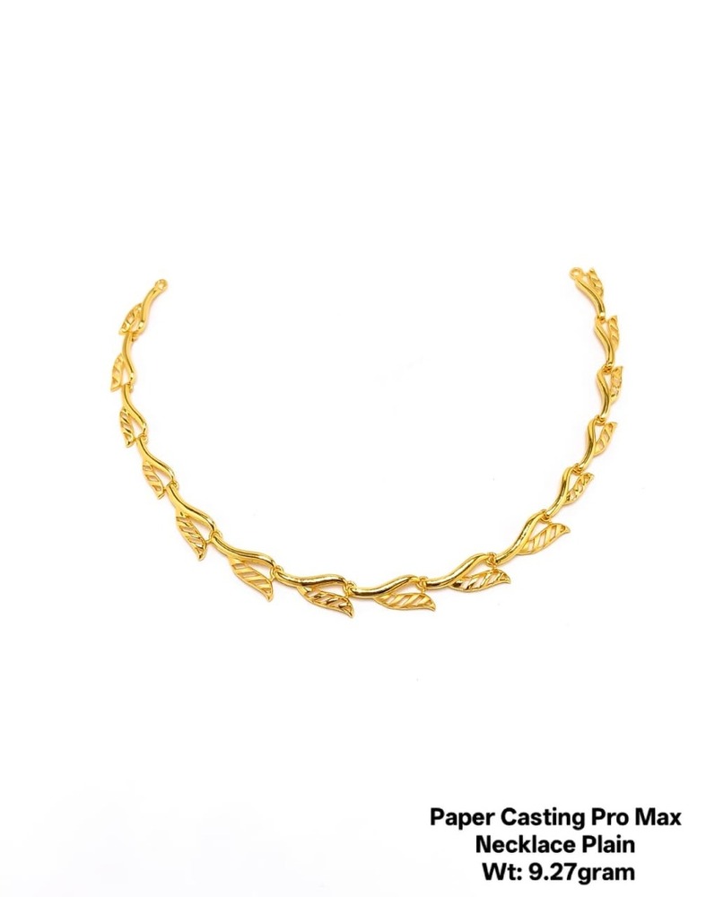 22KT Gold Necklace Plain