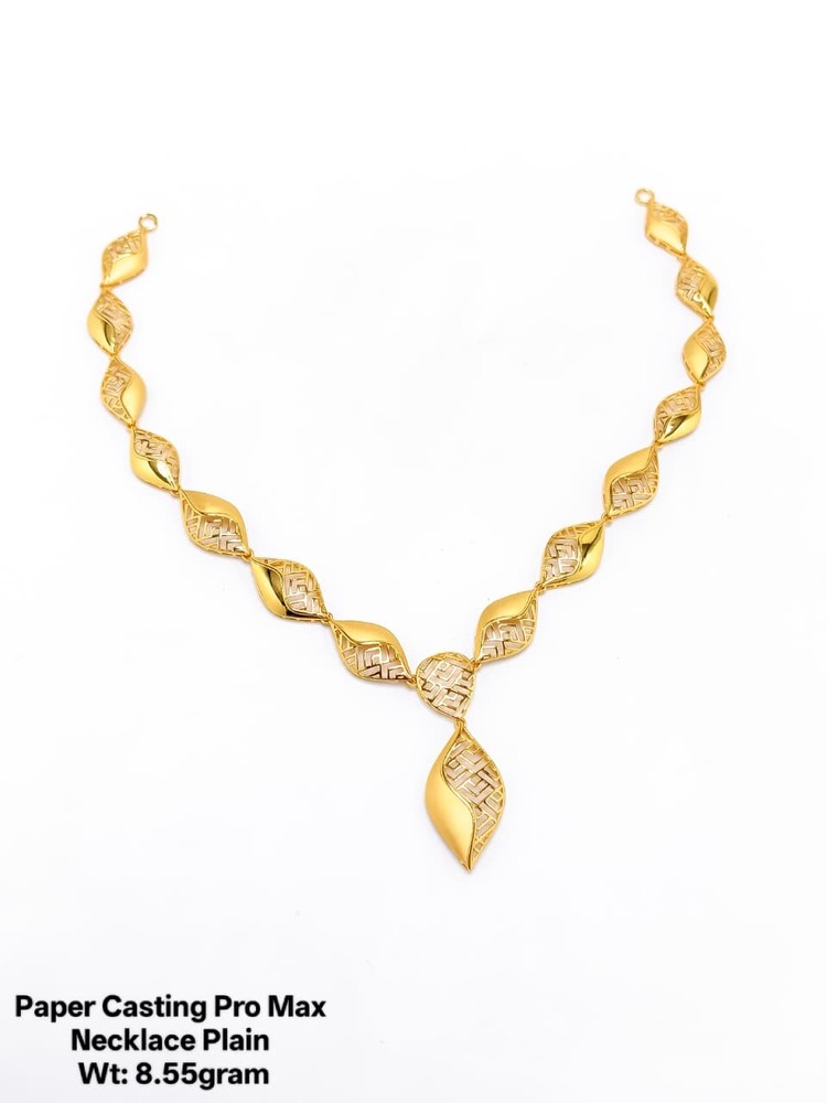 22KT Gold Necklace Plain