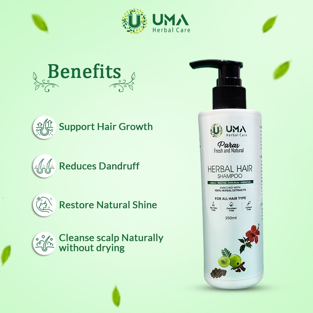 Amla Reetha Shikakai Herbal Shampoo - Grade: A