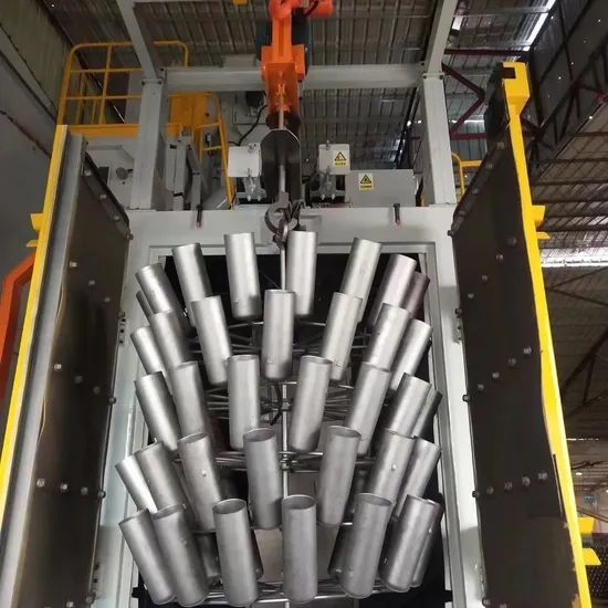 hook type shot blasting machine