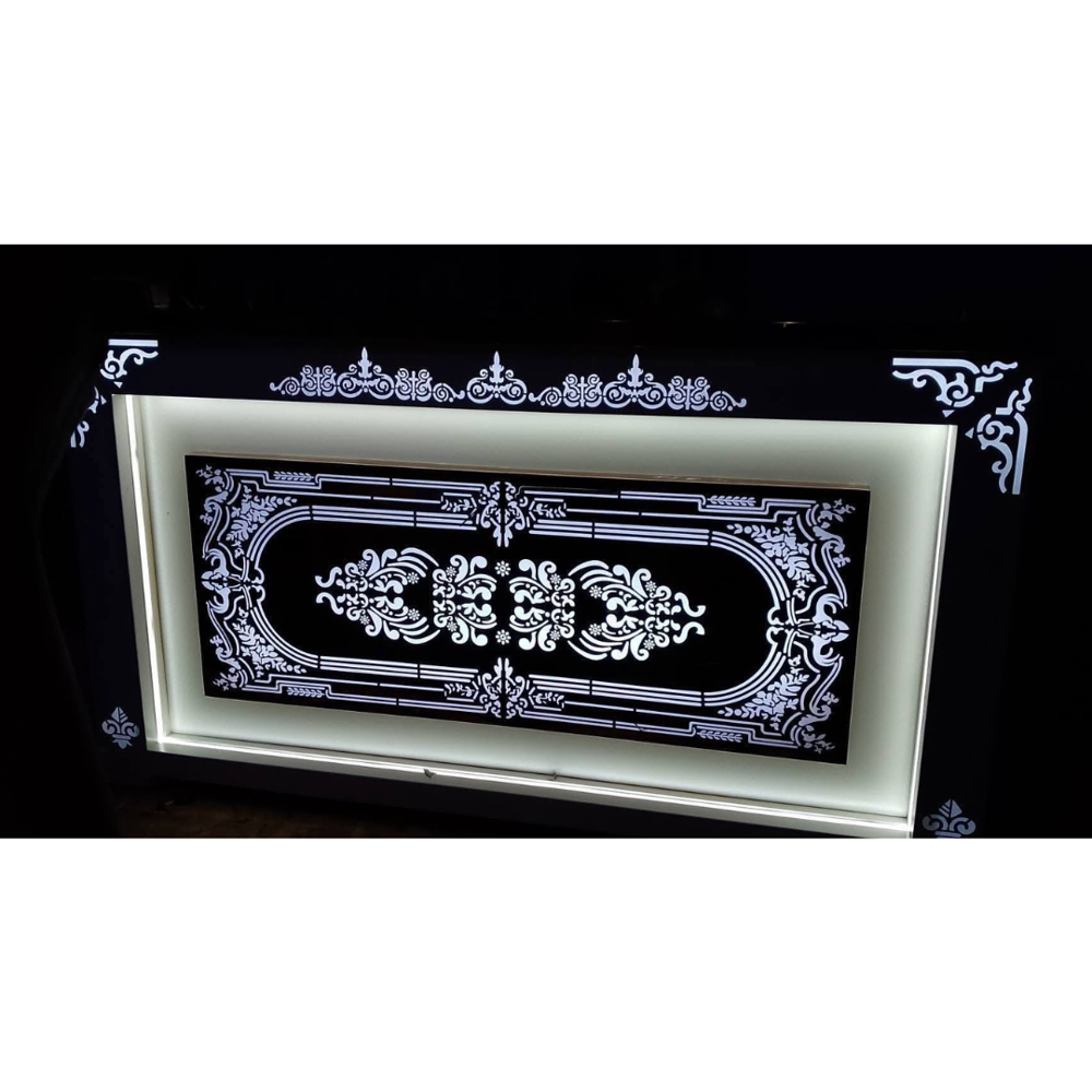 Modern stainless steel catering buffet display counter