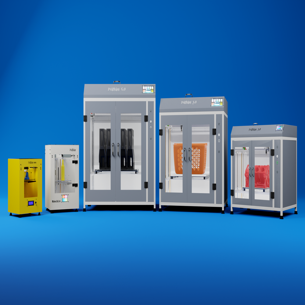 600x600x600 mm Pratham 6.0 3D Printer