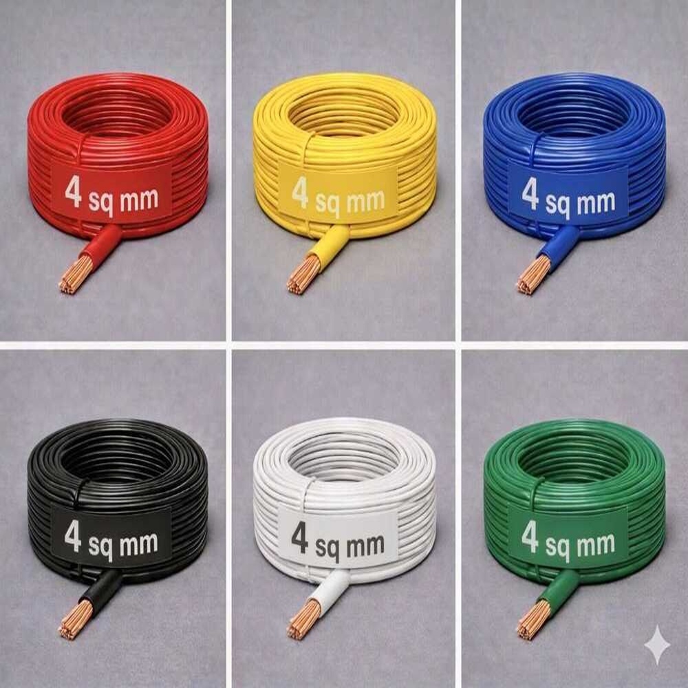 4Sqmm Industrial Copper Wire - Cable Capacity: 4 Sqmm