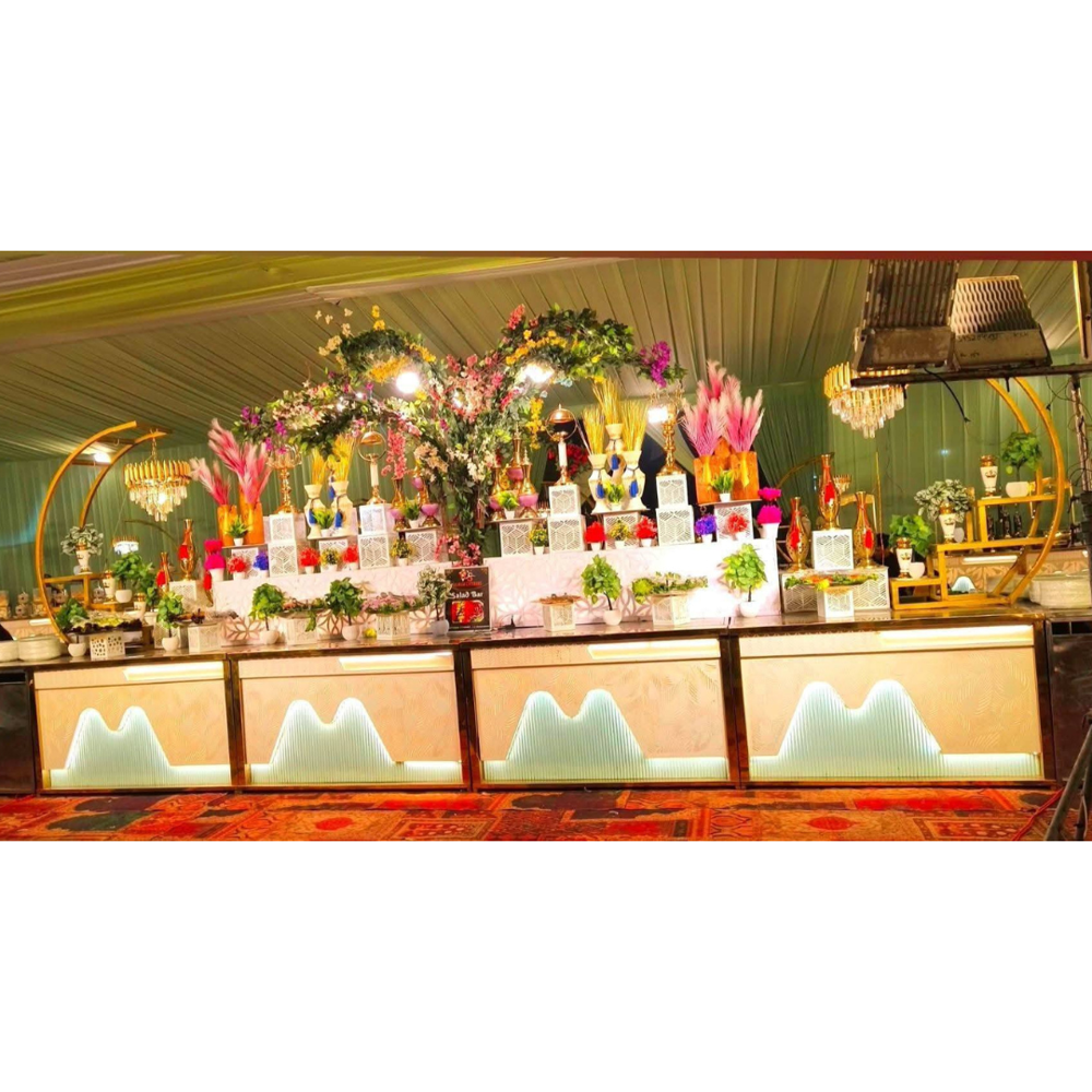 Modern, Lighted Buffet Counter - Features: Premium Quality