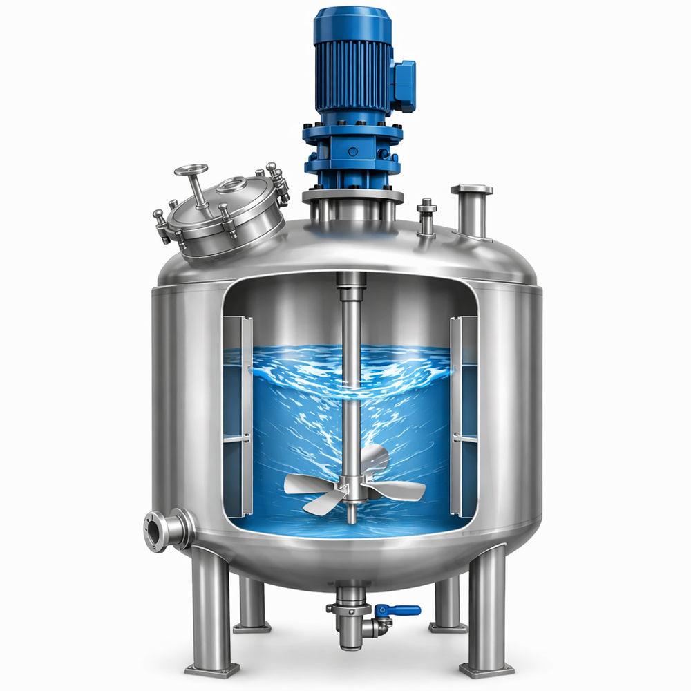 Agitator Tank - Capacity: 2000 Ltr/hr