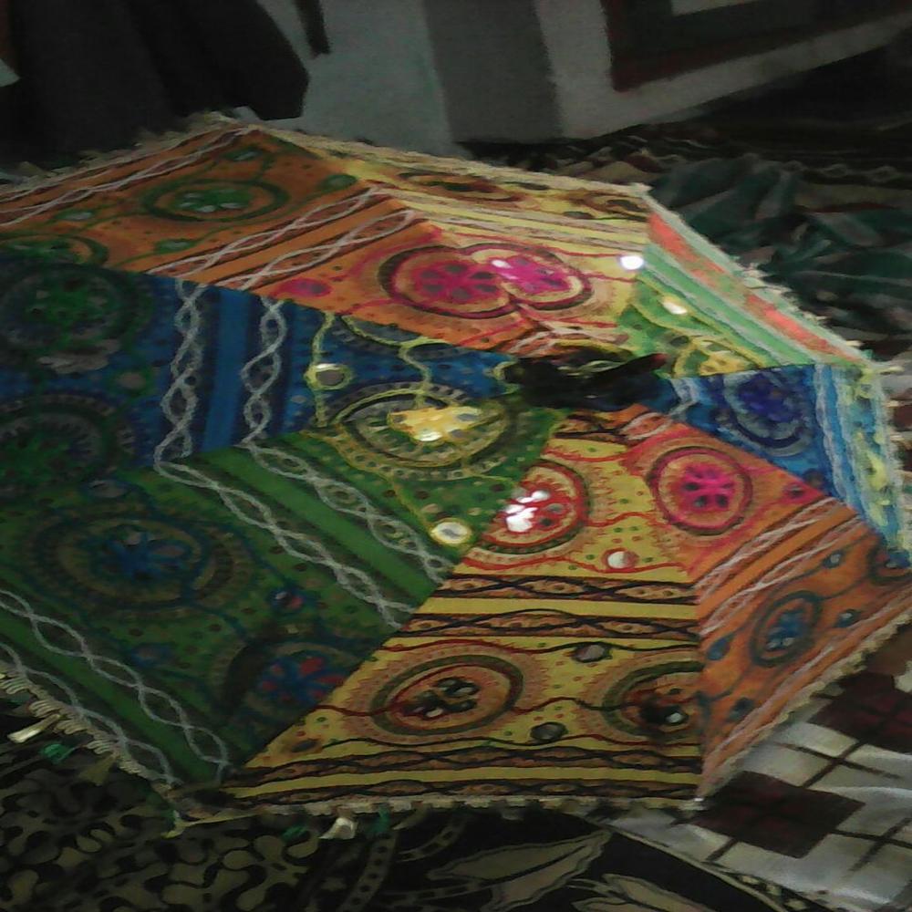 Rajasthani Embroidered Decorative Umbrella