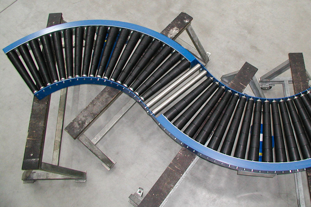 CURVED ROLLER CONVEYOR