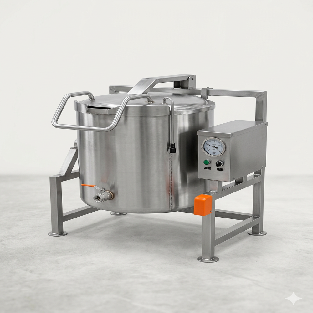 Electric Boiling Kettle 120 to 200 ltr