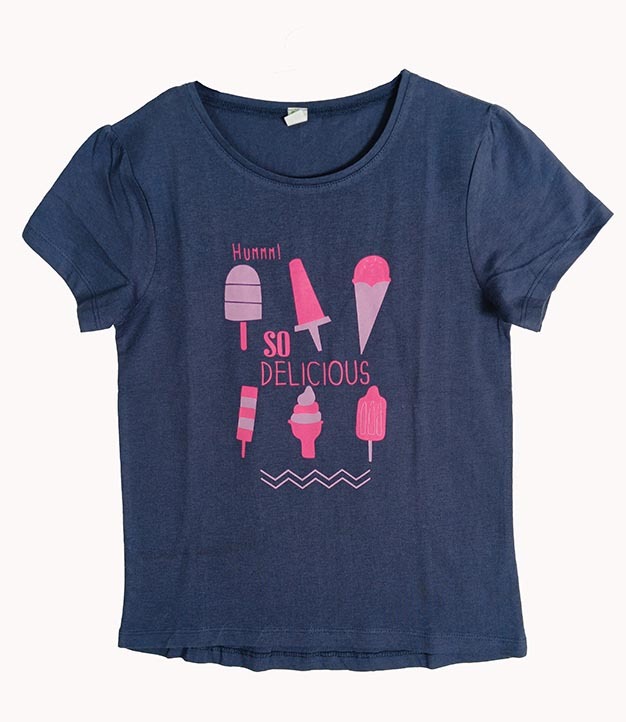 G22164 Girls Printed T-Shirt