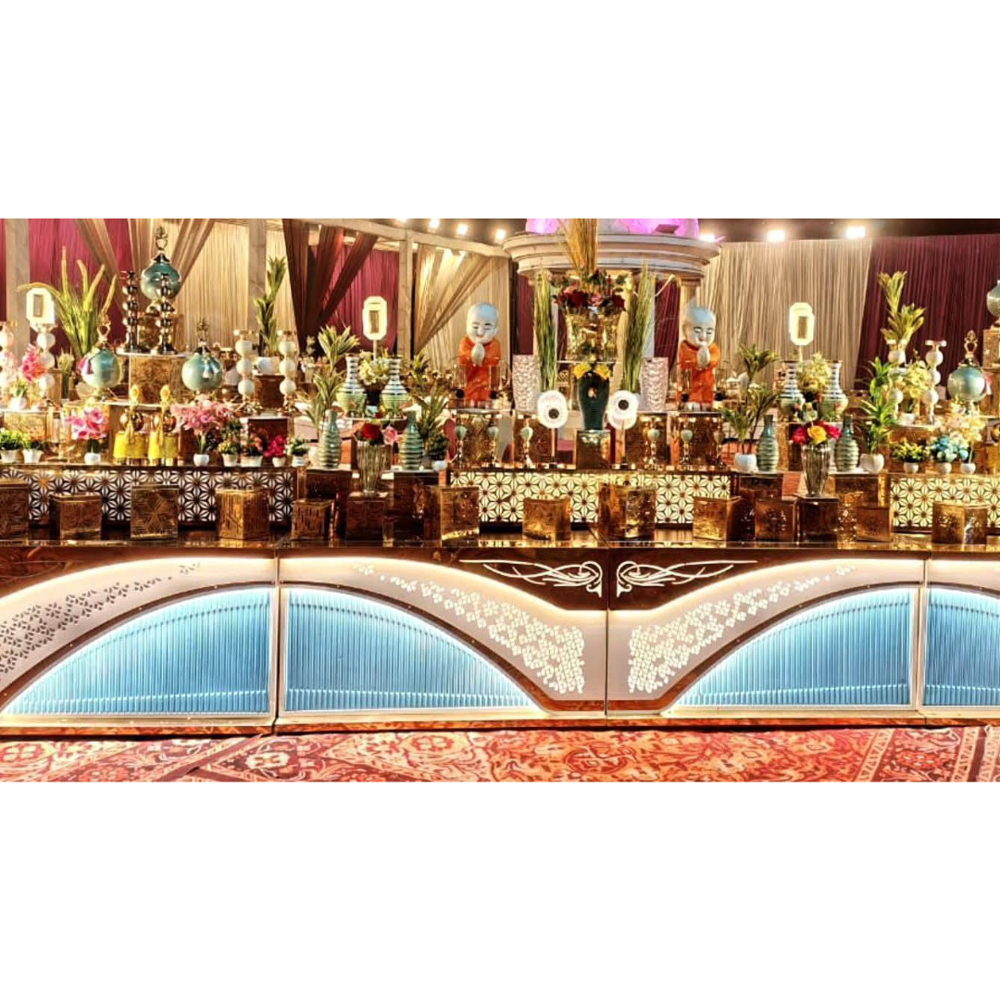 Stainless steel catering display counter