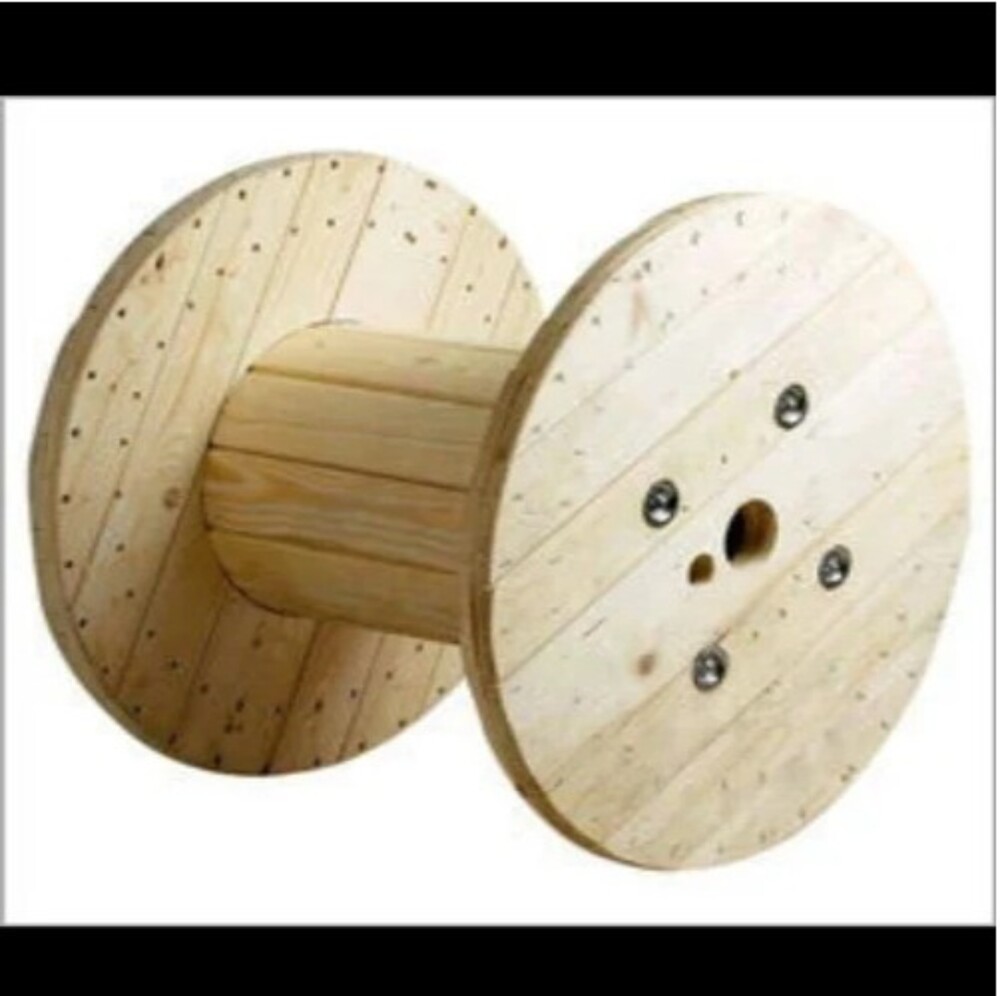 Pine Wood Cable Drum