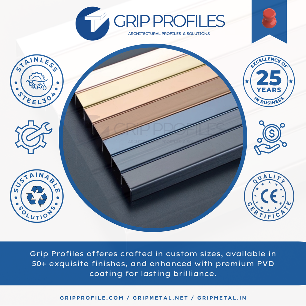 SS Decorative Profiles Shaped L T U C