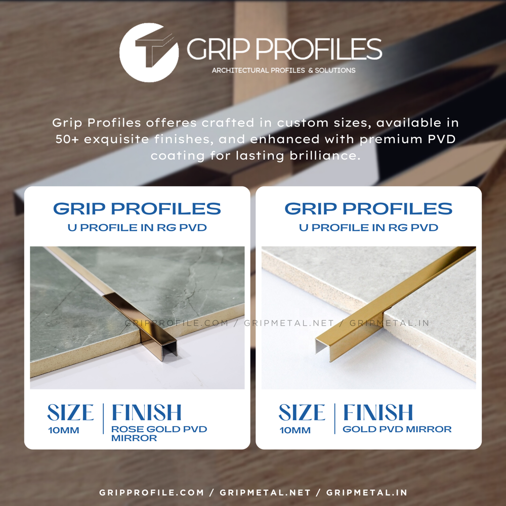 SS Decorative Profiles Shaped L T U C