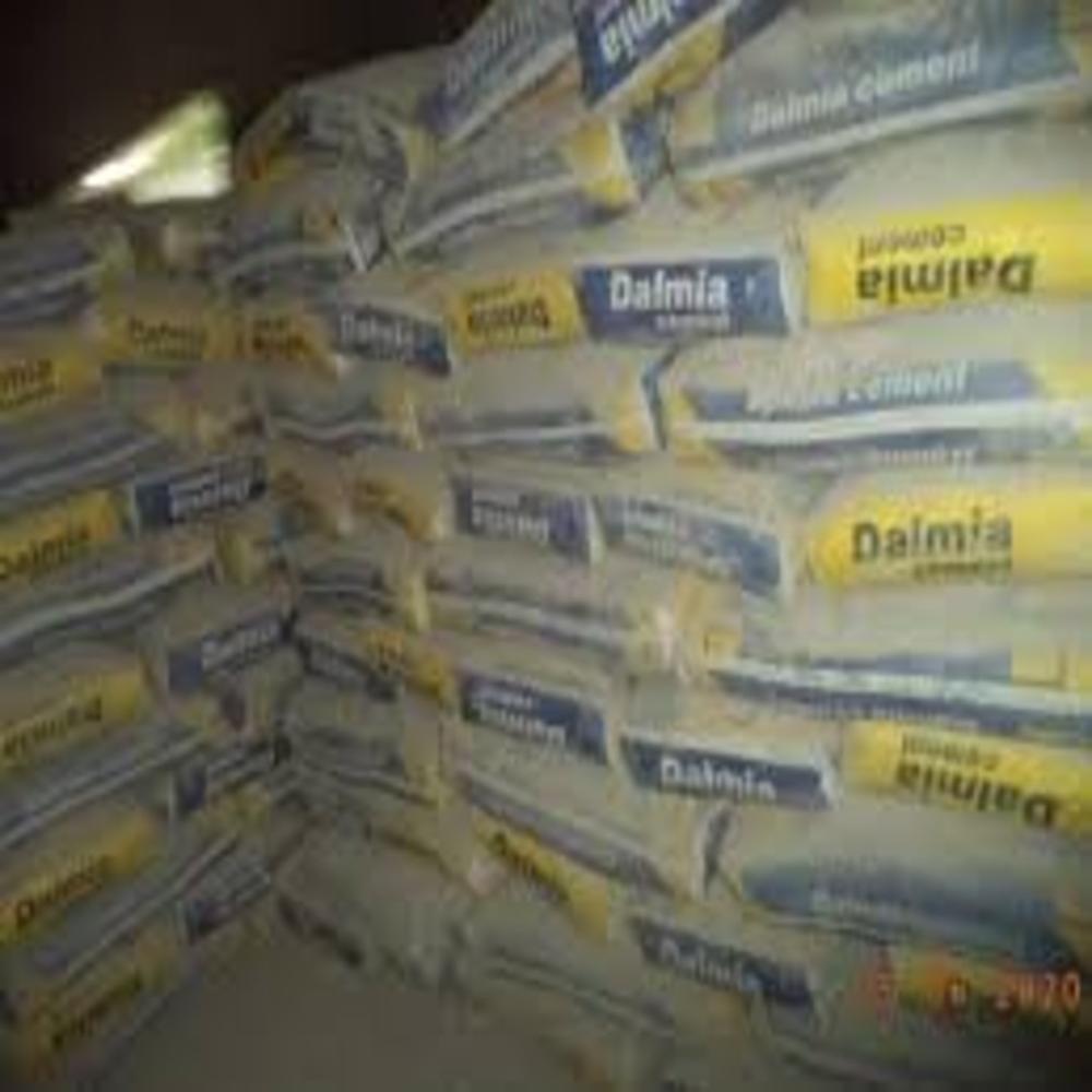 Dalmia Cement - Ppc, 50 Kilograms Sack, Grey Color | Fine Sand Fineness, Natural Sand Composition, Suitable For Foundations, Walls, Floors