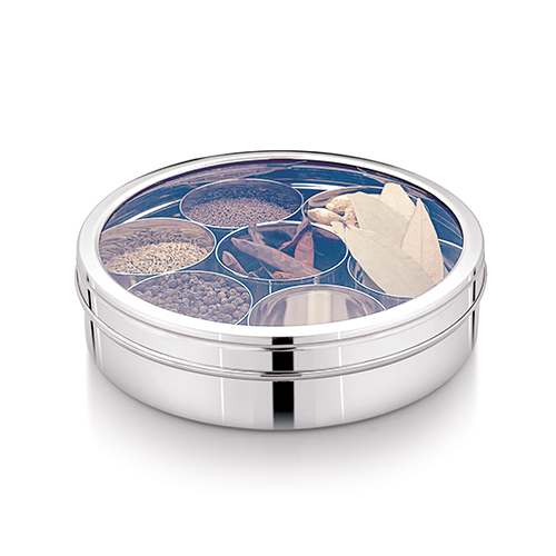 LEXUS MASALA BOX SEE THRU (ROUND) SLIM