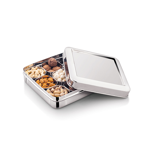 ACURA 9 IN 1 DRYFRUITS  MASALA BOX PLAIN (SQUARE VATI)