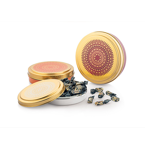 COLOUR MERCURY  BOX (ROUND CHOCOLATE BOX)