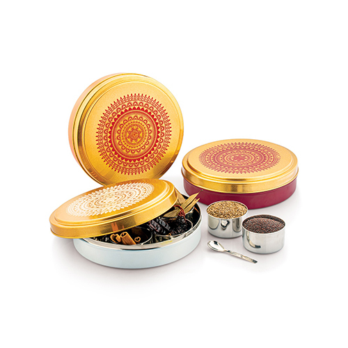 COLOUR LEXUS MASALA BOX (ROUND) SLIM