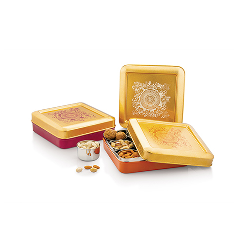 COLOUR ACURA  9 IN 1 DRYFRUITS  MASALA BOX (ROUND VATI)