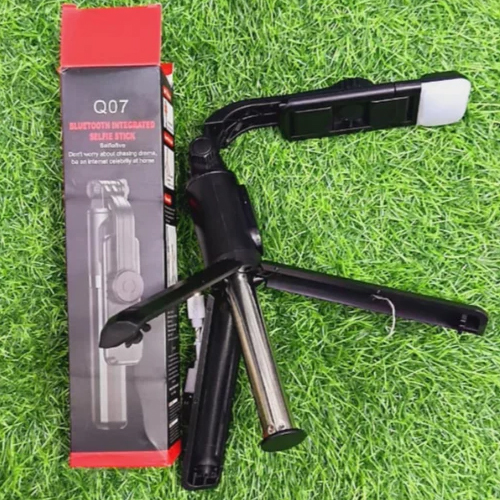 Q07 सेल्फी स्टिक लाइट और ट्राइपॉड के साथ