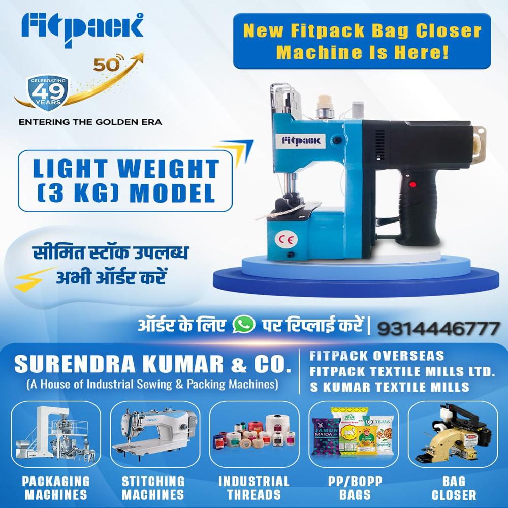 fitpack bag closing machine