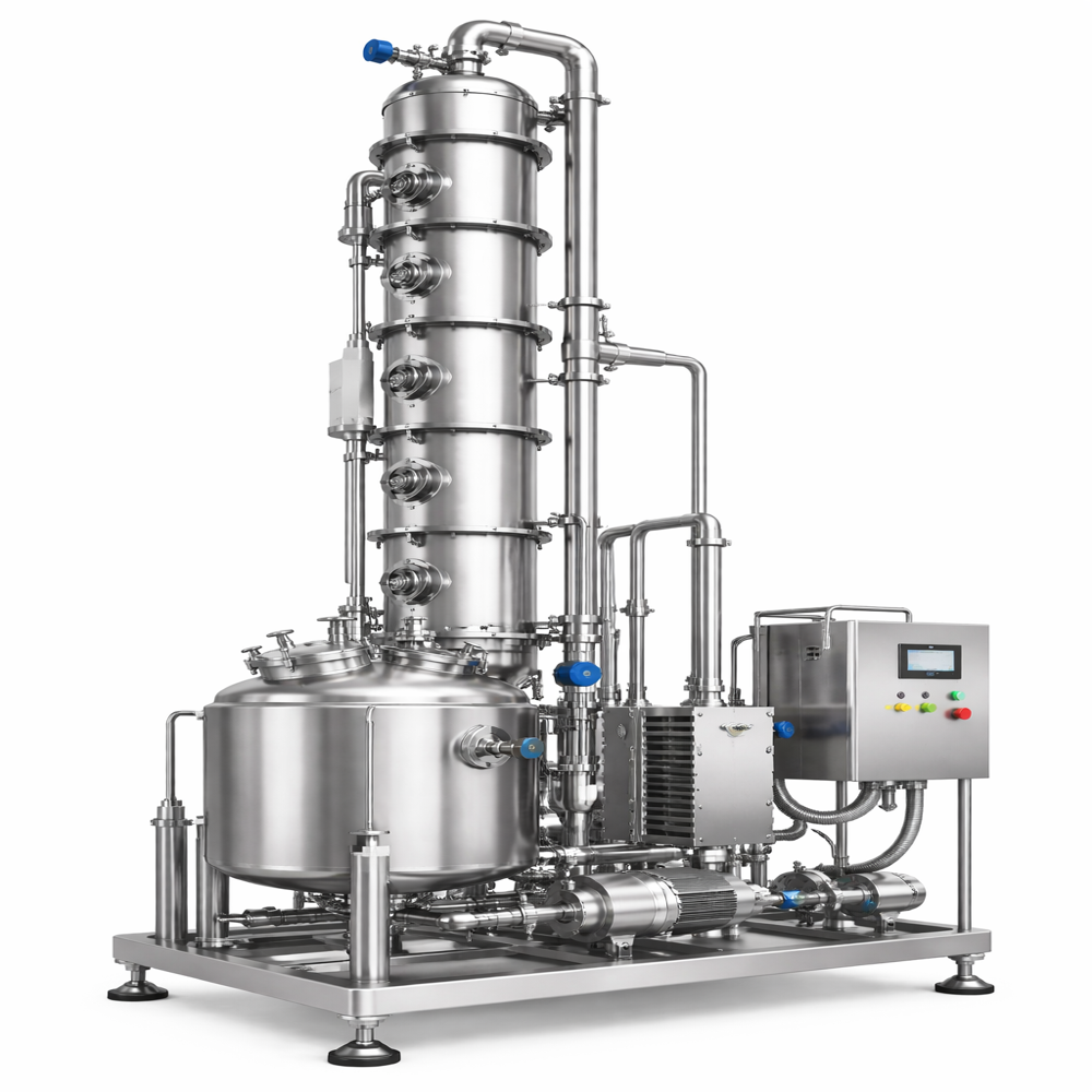 Distillation System - Capacity: Customized Kg