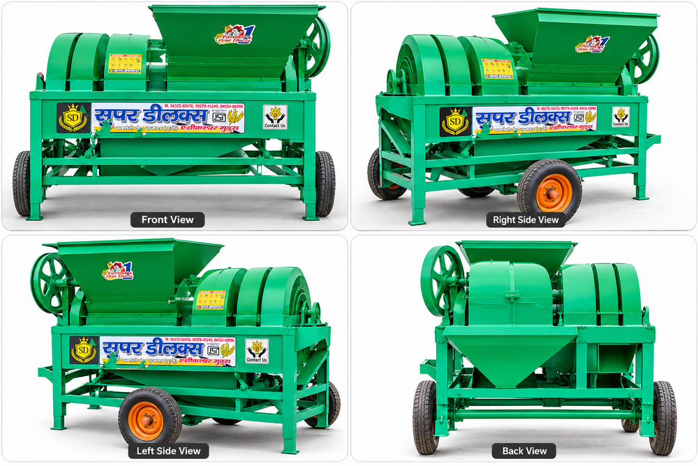 Super Deluxe Thresher (Paddy Thresher) - Capacity: 1500-2000 Kg/Hr