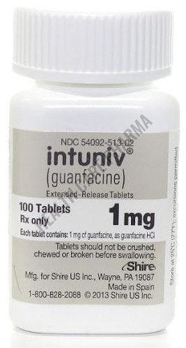Intuniv 1mg Guanfacine Tablet