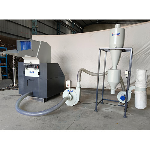 Plastic Scrap Grinder With Blower And Dust Saparater
