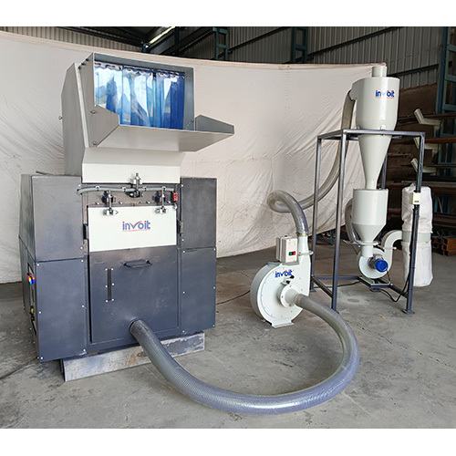 Plastic Scrap Grinder With Blower And Dust Saparater