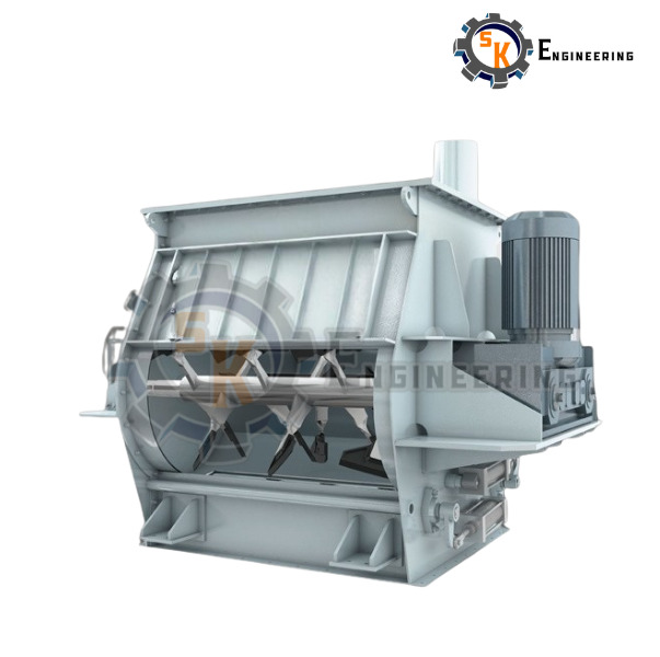 SS316 Twin Shaft Paddle Mixer