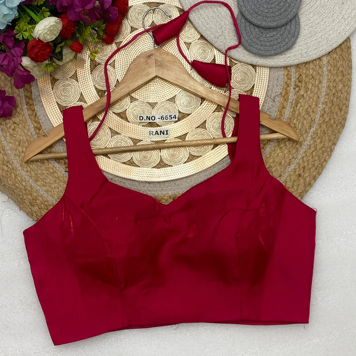 BL 6654 Premium Broad Strap Sleeveless Blouse