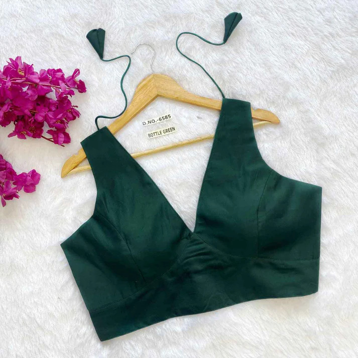 BL 6585 Trendy Roleh Silk Blouse