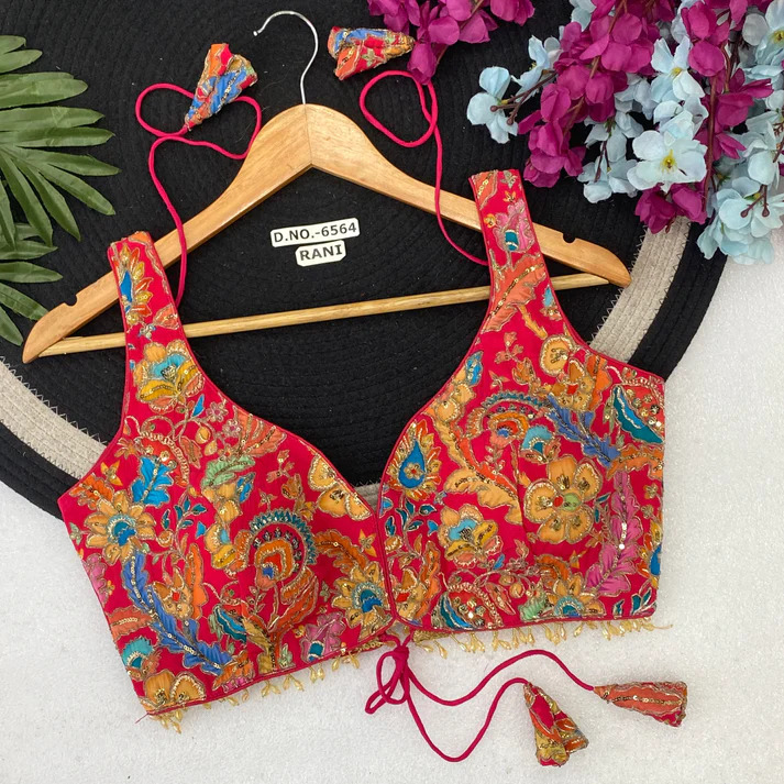 BL 6564 Crepe Viscose Spaghetti Blouse