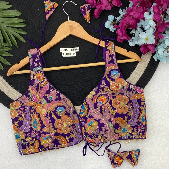 BL 6564 Crepe Viscose Spaghetti Blouse